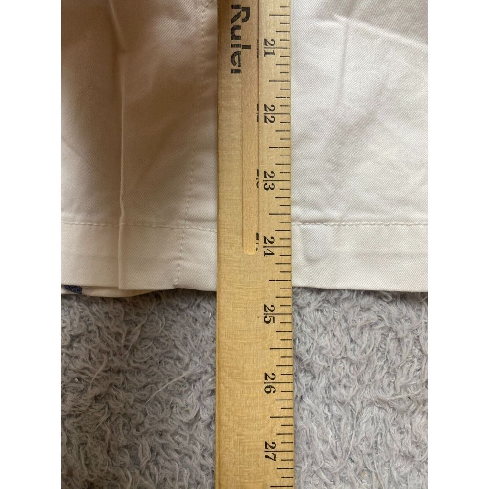 Eddie Bauer Jacket Womens 10 Small White Legend Wash Stretch Buttons Spandex NWT - Picture 14 of 15